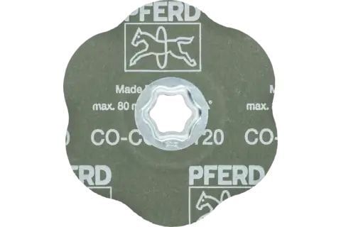 PFERD COMBICLICK fibre discs CONTOUR, 12,5 cm, 25 stykker