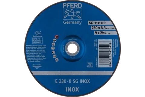 PFERD Grinding wheels SG INOX, 10 styck