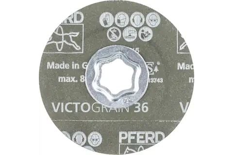 PFERD COMBICLICK fibre discs, 10 cm, 25 styck