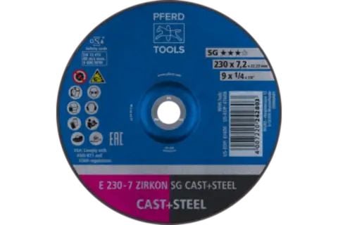 PFERD Grinding wheels ZIRKON SG CAST+STEEL, 10 stykker