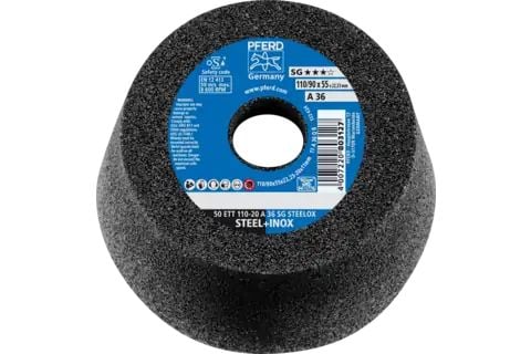PFERD Cup wheels SG STEELOX, 11 cm, 2 styck