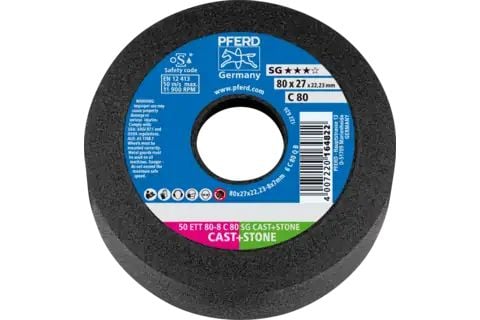 PFERD Cup wheels SG CAST+STONE, 8 cm, 5 styck