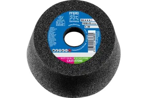 PFERD Cup wheels SG CAST+STONE, 11 cm, 2 styck