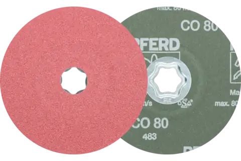 PFERD COMBICLICK fibre discs, 12,5 cm, 25 stykker