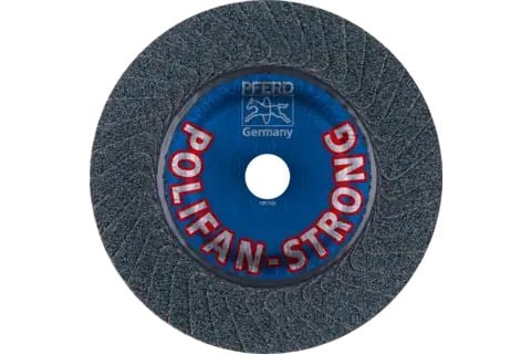 PFERD POLIFAN flap discs zirconia alumina Z SGP STRONG STEEL, 18 cm, 10 stykker