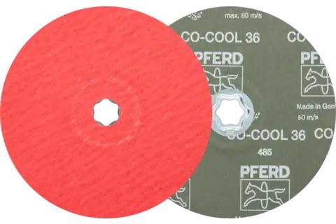 PFERD COMBICLICK fibre discs, 18 cm, 25 styck