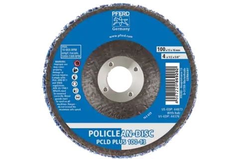PFERD POLICLEAN discs PCLD, 10 cm, 5 styck