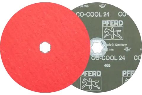 PFERD COMBICLICK fibre discs, 18 cm, 25 stykker