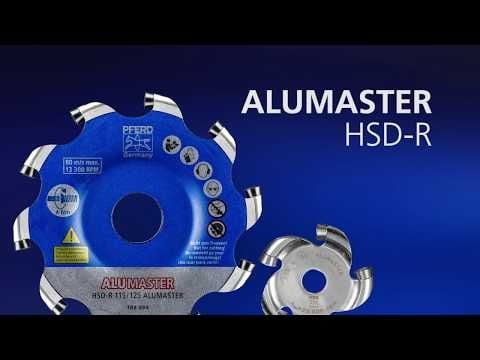 PFERD Milling tools with ALUMASTER HICOAT cutting inserts, HSD-R 50 design for radial applications, 1 stykker