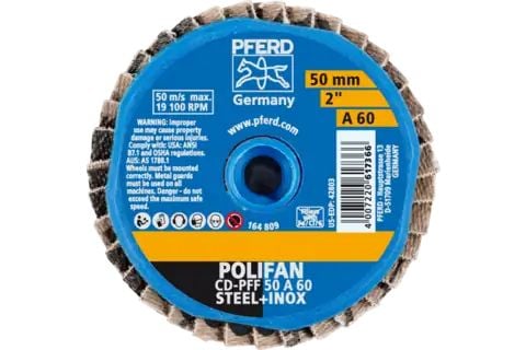 PFERD COMBIDISC Mini-POLIFAN, 5 cm, 10 st