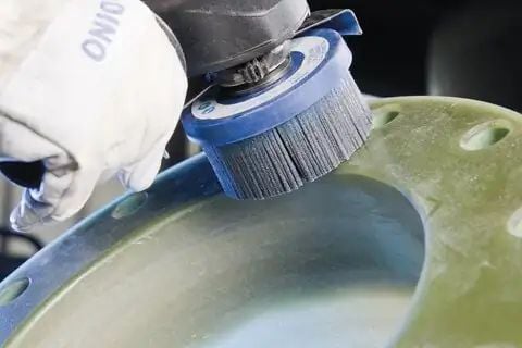 PFERD Composite disc brushes crimped COMPOSITE, with bridle, with internal thread, 7,5 cm, 1 styck