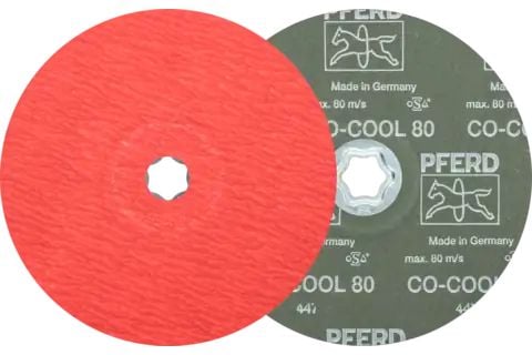 PFERD COMBICLICK fibre discs, 18 cm, 25 stykker