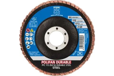 PFERD Z SG DURABLE STEEL, Terästä, 10 kpl