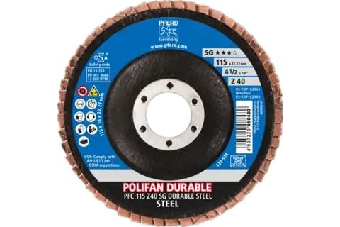 PFERD Z SG DURABLE STEEL, Stål, 10 stykker