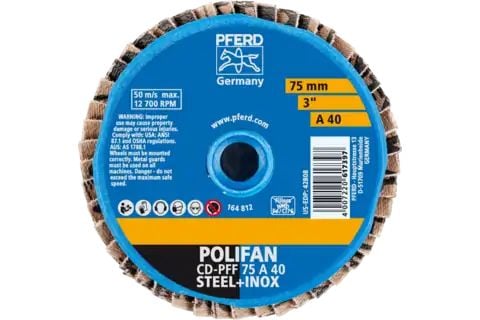 PFERD COMBIDISC Mini-POLIFAN, 7,5 cm, 10 st
