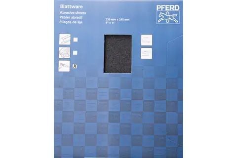 PFERD Paper-backed abrasive sheets ECO W, 50 stykker, P60