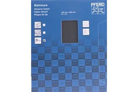 PFERD Paper-backed abrasive sheets ECO W, 50 stykker, P220