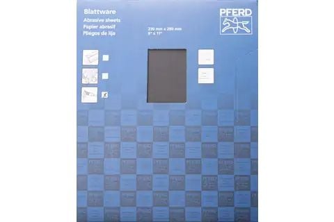 PFERD Paper-backed abrasive sheets ECO W, 50 stykker, P600