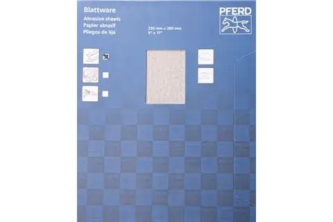 PFERD Paper-backed abrasive sheets ECO-AC, 50 stykker, P1000