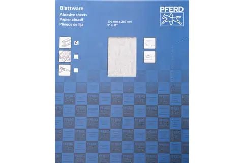 PFERD Paper-backed abrasive sheets ECO-AC, 50 styck, P120