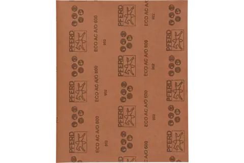 PFERD Paper-backed abrasive sheets ECO-AC, 50 stykker, P600