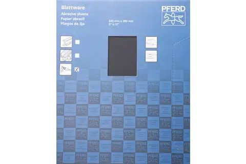 PFERD Paper-backed abrasive sheets ECO W, 50 stykker, P400