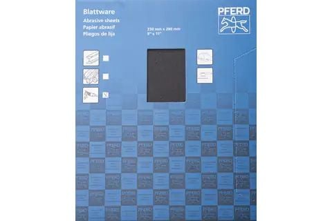 PFERD Paper-backed abrasive sheets ECO W, 50 stykker, P100