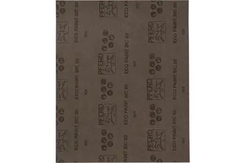 PFERD Paper-backed abrasive sheets ECO W, 50 stykker, P80