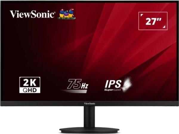 ViewSonic LED-skjerm VA2708-2K-HD 27 tommer - 2K - 250 nit - 100 Hz oppdateringsfrekvens [Energiklasse F] (VA2708-2K-HD)