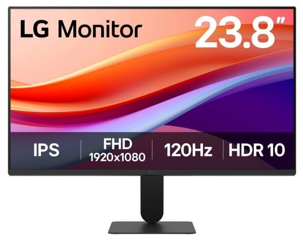 LG 24U411A-B, 60,5 cm (23.8"), 1920 x 1080 pixlar, Full HD, LED, 5 ms, Svart