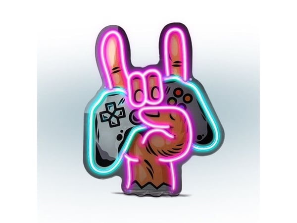 SBS LUNEONROCK, Ljusdekoration, figur, Multifärg, 1 lampor, USB, 285 mm, 335 mm