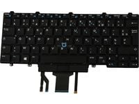 DELL W93F7, Tastatur, Fransk, Bakgrunnsbelyst tastatur, DELL, Latitude E5450, E7450