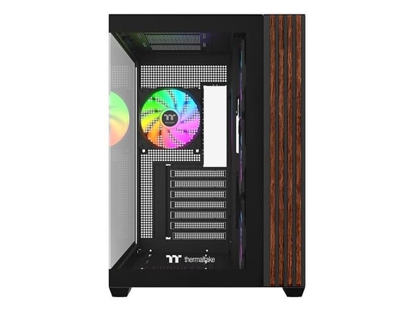 Thermaltake View 380 WS ARGB, Midi Tower, PC, Svart, ATX, Micro ATX, Mini-ITX, SPCC, Herdet glass, Spilling