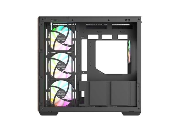 Thermaltake View 380 WS ARGB, Midi Tower, PC, Svart, ATX, Micro ATX, Mini-ITX, SPCC, Herdet glass, Spilling