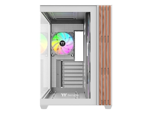 Thermaltake View 380 WS ARGB, Midi Tower, PC, Hvit, ATX, Micro ATX, Mini-ITX, SPCC, Herdet glass, Spilling