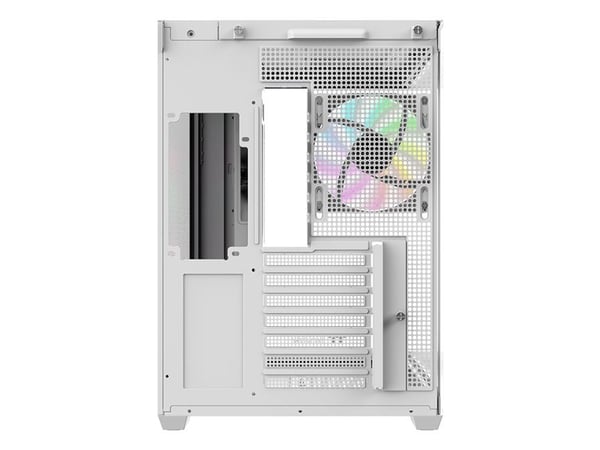 Thermaltake View 380 WS ARGB, Midi Tower, PC, Hvit, ATX, Micro ATX, Mini-ITX, SPCC, Herdet glass, Spilling