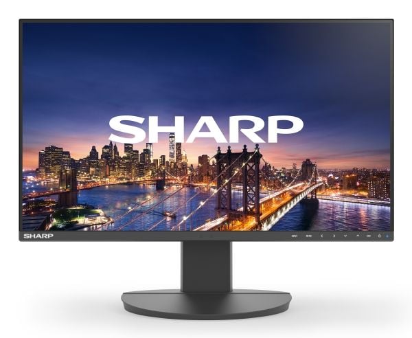 Sharp MultiSync EA241F, 61 cm (24"), 1920 x 1080 piksler, Full HD, LCD, 5 ms, Svart
