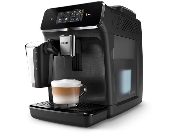 Philips Series 2300 EP2330 Täysautomaattinen espressokeitin, Espressokone, 1,8 L, Kahvipavut, Jauhettu kahvi, Sisäänrakennettu jauhin, 230 W, Musta...