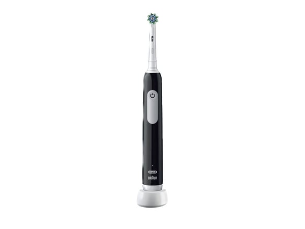 Oral-B PRO Series 1, Aikuinen, Pyörivä/värähtelevä hammasharja, Päivittäinen käyttö, Herkkä, Valkaisu, 20000 liikettä minuutissa, musta, 8800 liike...