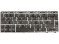 HP Elite - Tastatur - bakbelysning - Fransk - for EliteBook Folio 1040 G1