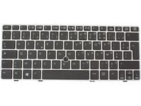 HP - Tastatur - Fransk - for EliteBook 2570p