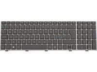 HP - Tastatur- og touchpadsett - Nederlandsk - sølv - for ProBook 4540s, 4545s