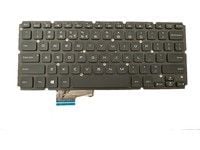 DELL Keyboard (FRENCH), Tastatur, Fransk, Bakgrunnsbelyst tastatur, DELL