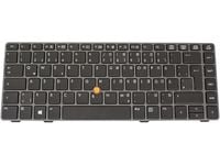 HP - Tastatur - Tysk - for EliteBook 8470p Notebook