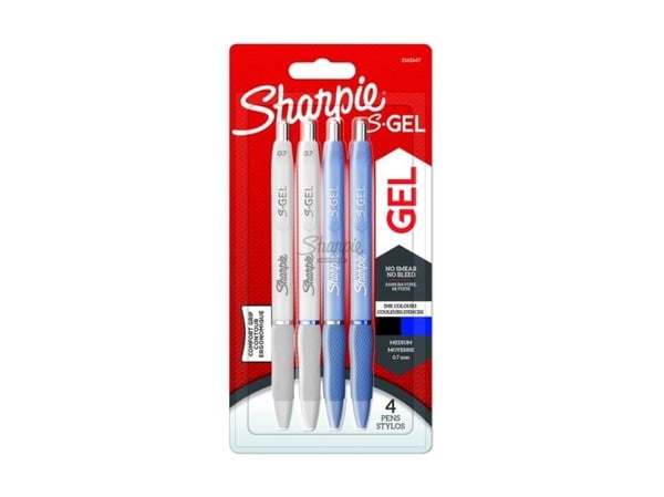Sharpie® Fine Point S-Gel medium 0.7 mm - (4 stk.)