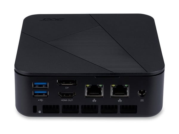 Acer Veriton NUC VN1502G, 0,73 l kokoinen pöytätietokone, Mini PC Barebone, BGA 1744, Ethernet LAN, 90 W