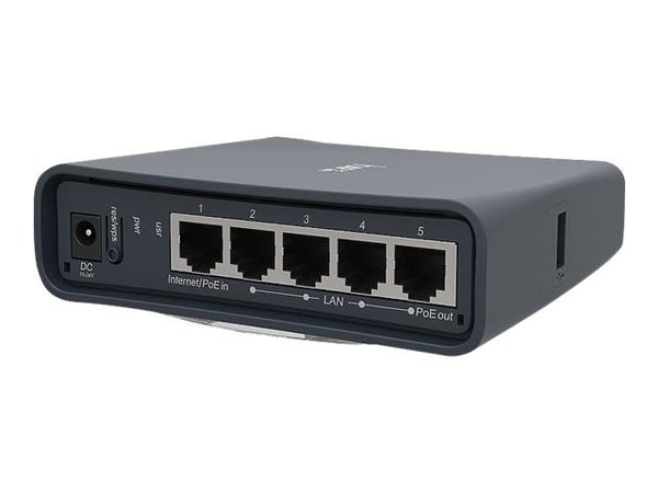 MikroTik RouterBOARD hAP ac lite RB952UI-5AC2ND - Trådløst tilgangspunkt - 100Mb LAN - Wi-Fi 5 - 2.4 GHz, 5 GHz - DC-strøm