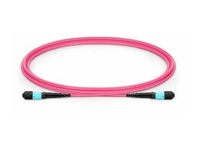 Lanview - Nettverkskabel - MPO/UPC-multimodus (hunn) til MPO/UPC-multimodus (hunn) - 10 m - 4.5 mm - fiberoptisk - dupleks - 50 / 125 mikroner - OM...