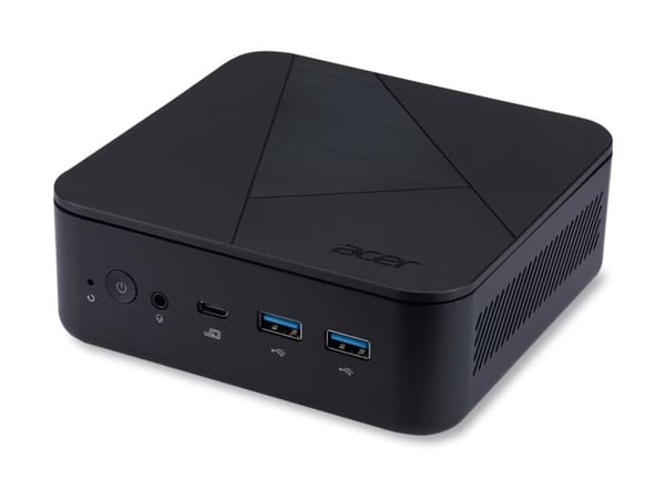 Acer Veriton NUC VN1502G, 0,73 l kokoinen pöytätietokone, Mini PC Barebone, BGA 1744, Ethernet LAN, 90 W