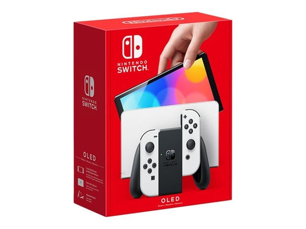 Nintendo Switch OLED - Spelkonsol - Full HD - vit
